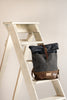 MUICK Waxed Canvas & Leather Rolltop Backpack - Triple
