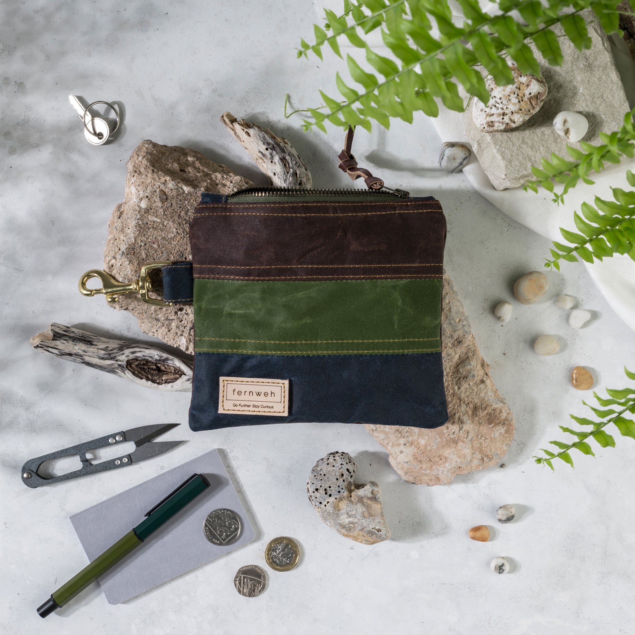 LOCHAN Pouch - BRACKEN/MOSS/STORM