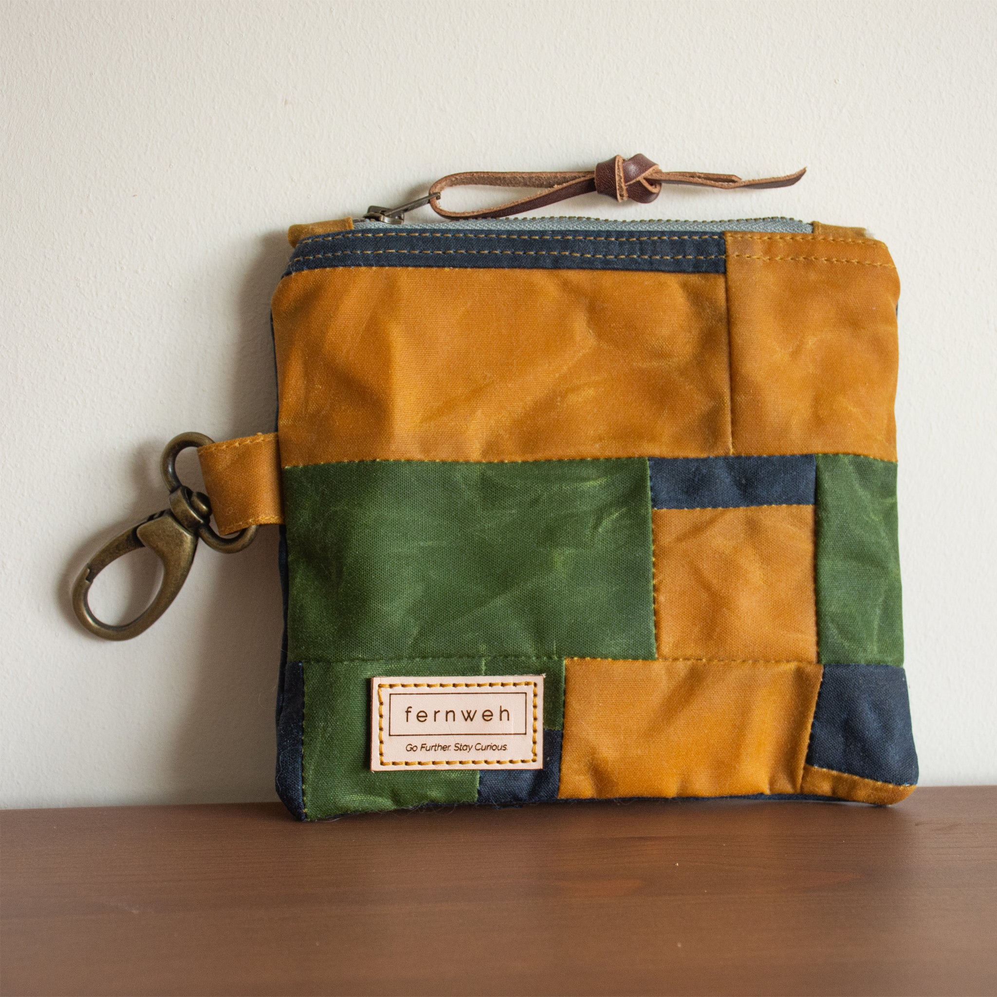 Offcut LOCHAN Pouch - Sand/Storm/Moss