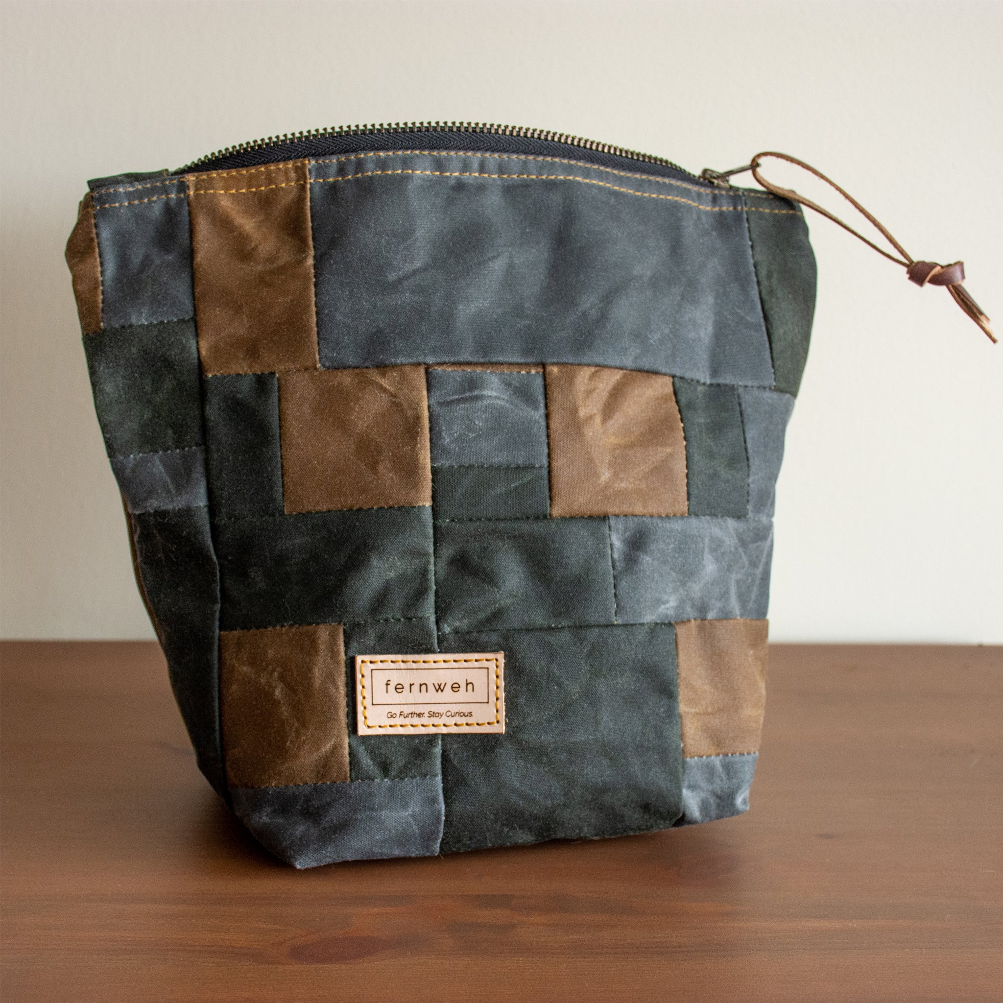Offcut SPEY Wash Bag - Forest/Scree/Bark - Fernweh UK 