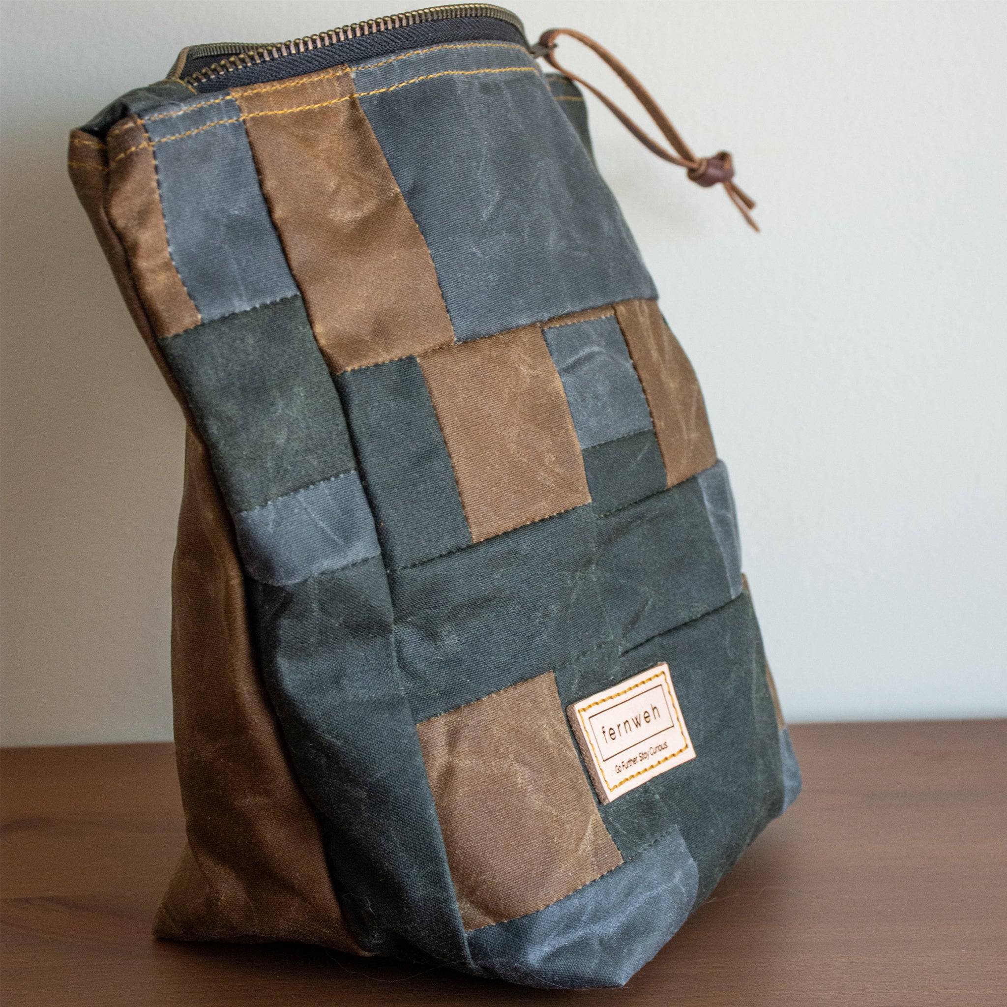 Offcut SPEY Wash Bag - Forest/Scree/Bark - Fernweh UK 