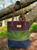 Sample Sale - "MORVEN" Tote - Bracken/Moss/Storm