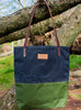 Sample Sale - "MORVEN" Tote - Storm/Moss