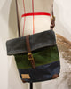 CAIRN Mini Rolltop Crossbody Bag - Triple Panel - Scree/Moss/Storm