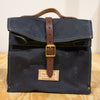 "MHOR" Waxed Cotton Lunch Bag - Storm
