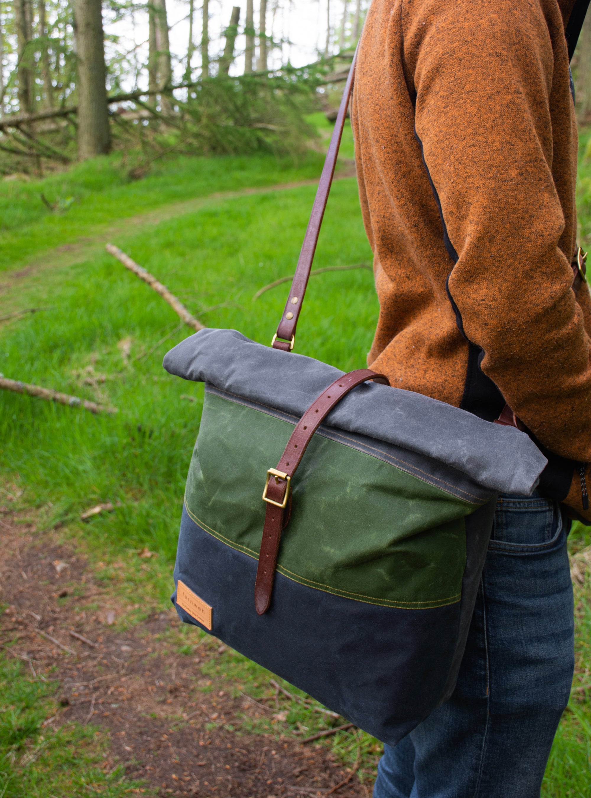 Sample Sale - "CAIRN" Large - Scree/Moss/Storm