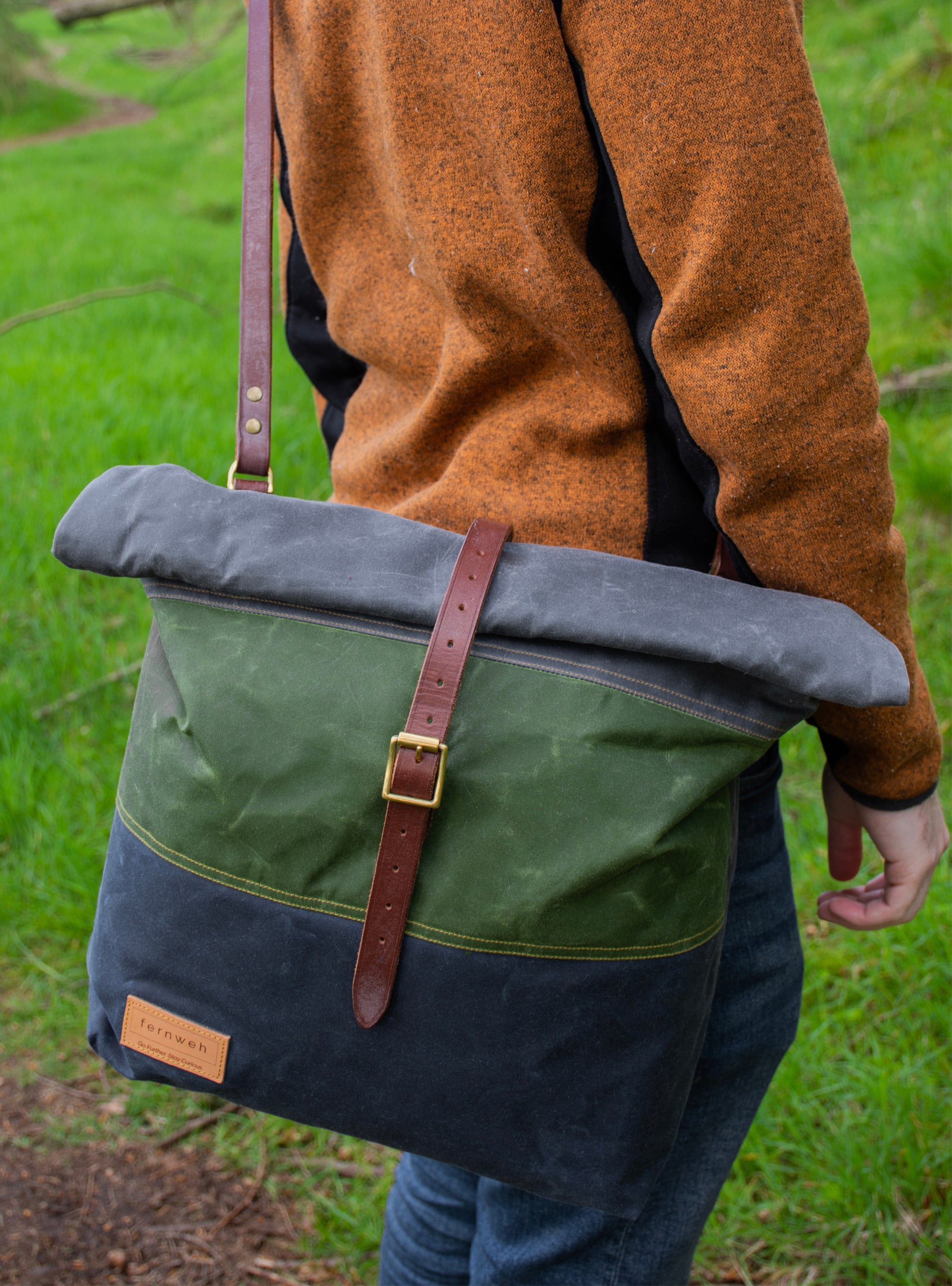 Sample Sale - "CAIRN" Large - Scree/Moss/Storm