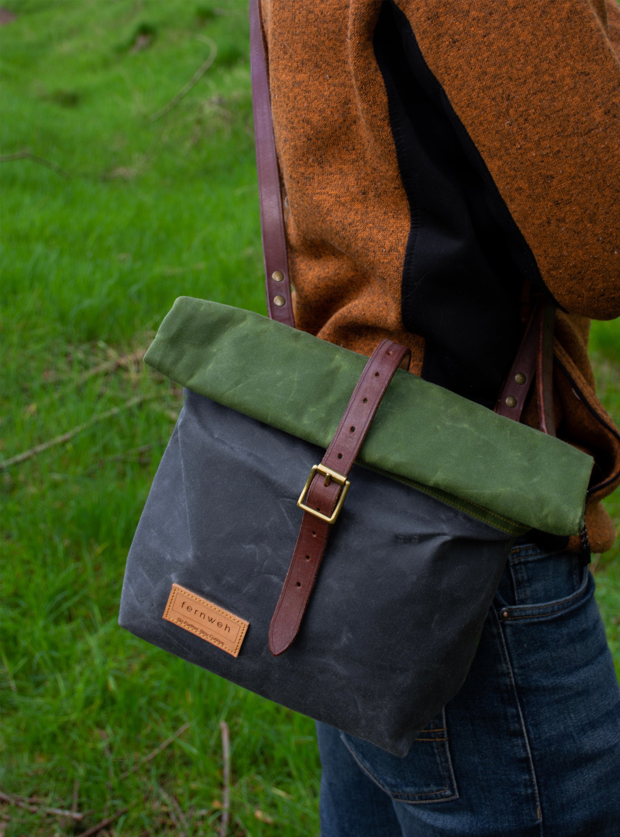 Sample Sale - "CAIRN" Mini - Moss/Scree