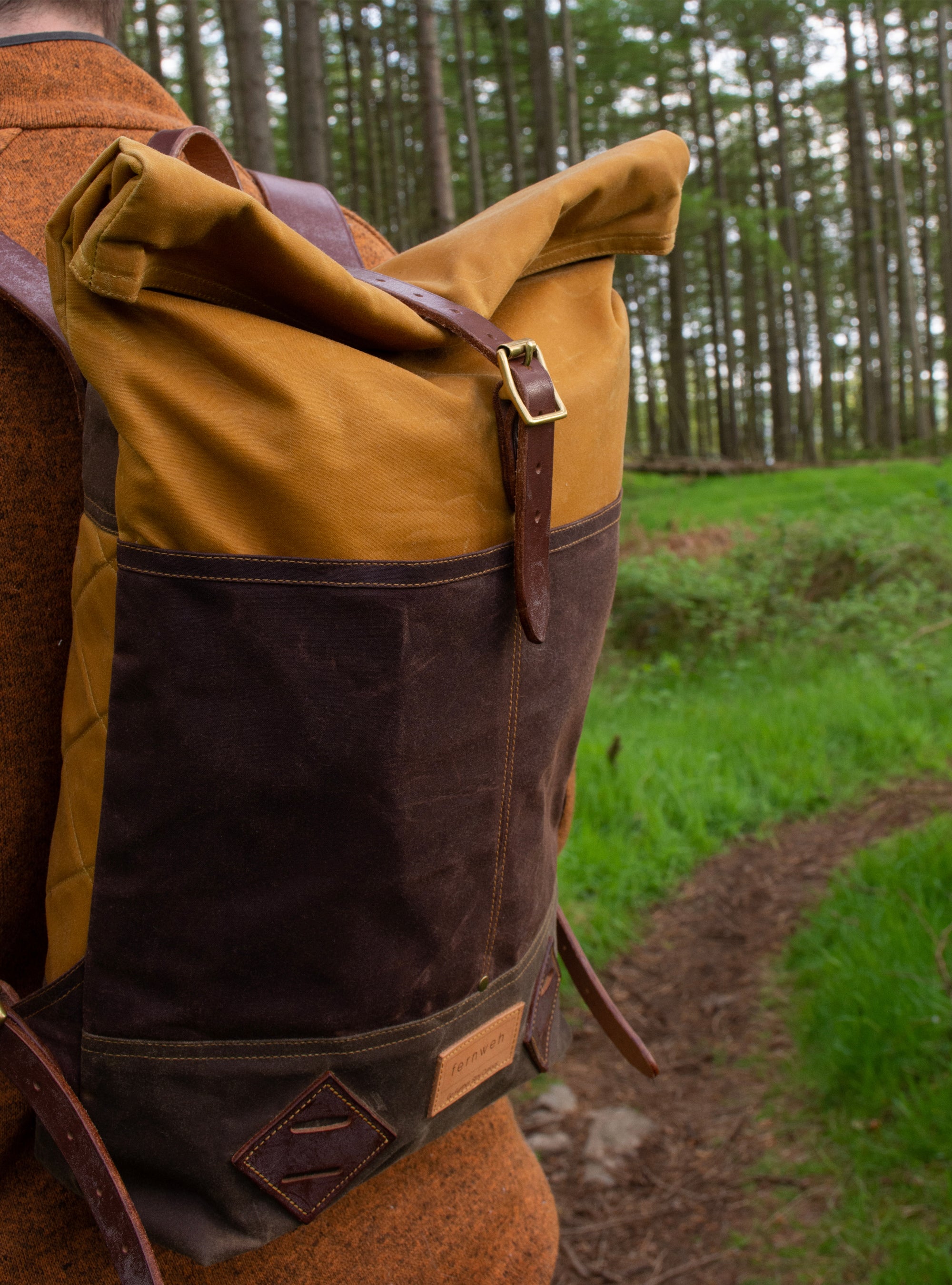 Sample Sale - "MUICK" Backpack - Sand/Bracken/Bark