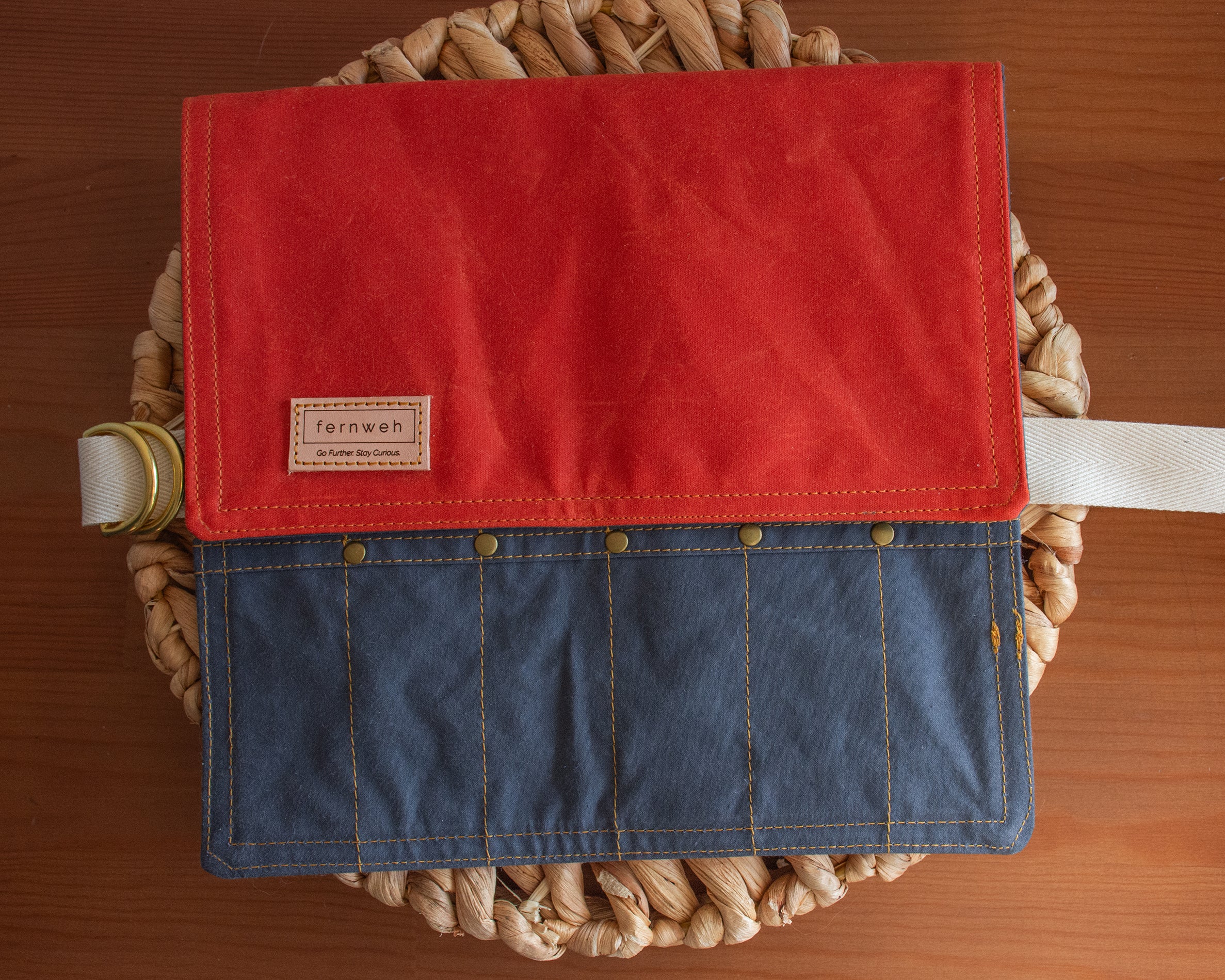 Sample Sale - "VAA" Utility Roll - Rowanberry/Dark Grey