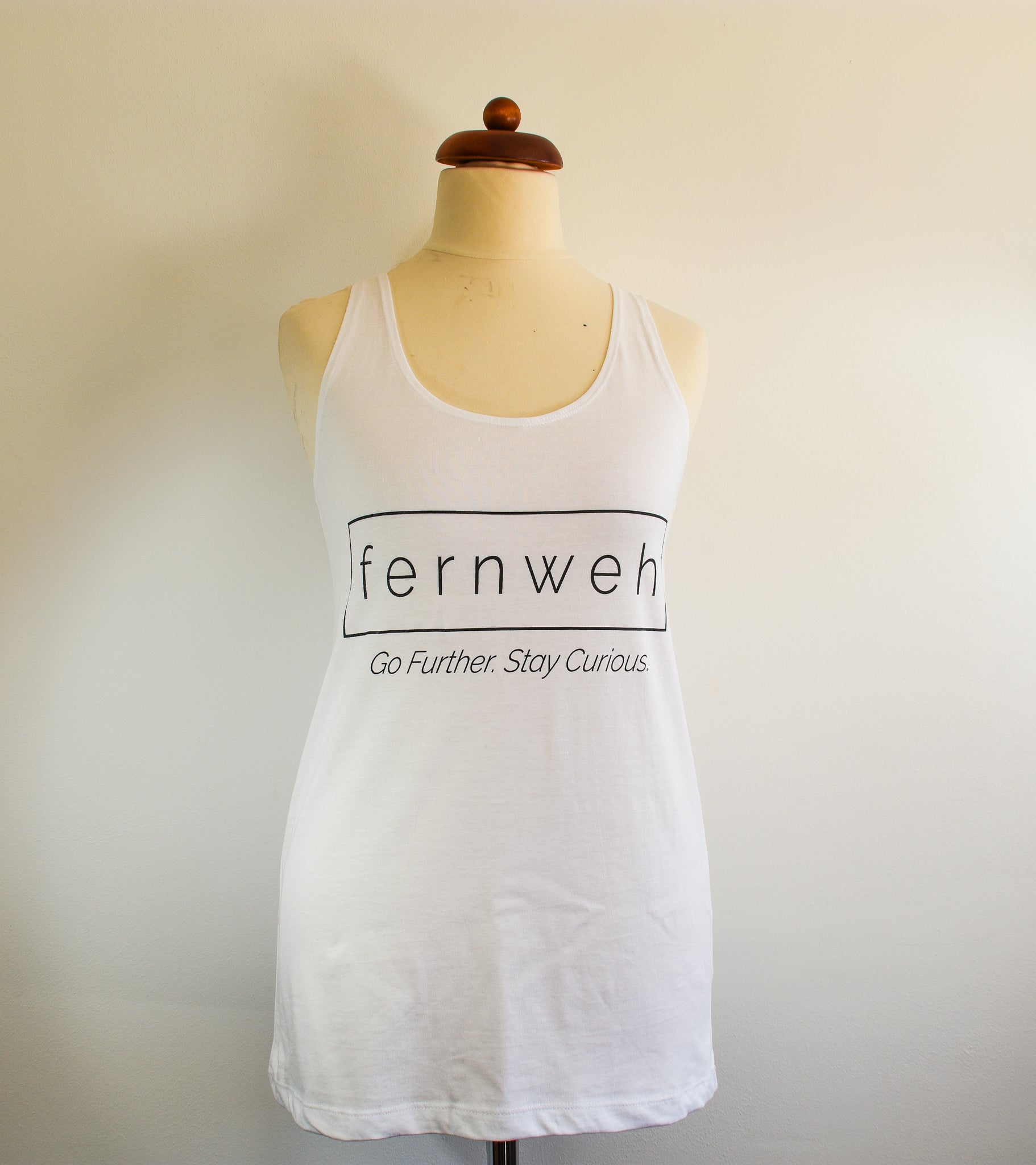 Fernweh UK - Organic Cotton Screenprint Logo Vest - Fernweh UK 